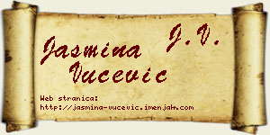 Jasmina Vučević vizit kartica